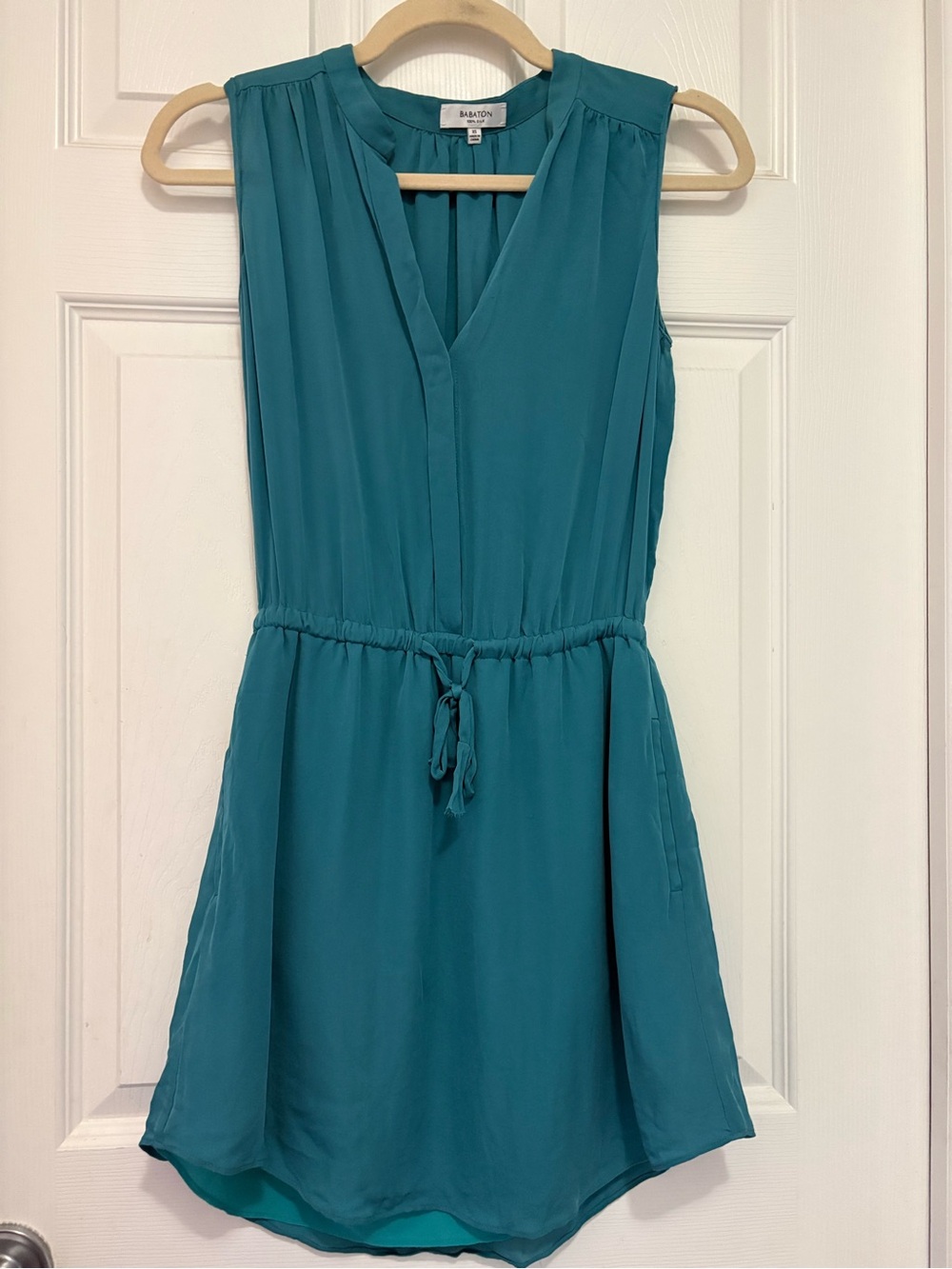 Aritzia Babaton 100% silk Benedict dress